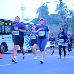 Race photo from KEMLU RUN 2026
