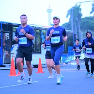 Race photo from KEMLU RUN 2026