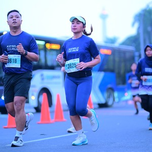 Race photo from KEMLU RUN 2026