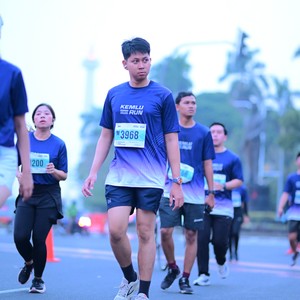 Race photo from KEMLU RUN 2026