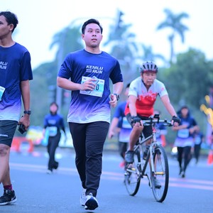 Race photo from KEMLU RUN 2026