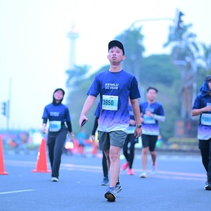 Race photo from KEMLU RUN 2026