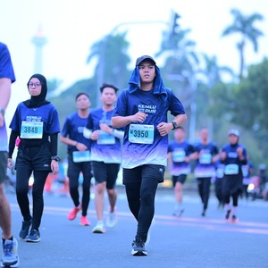 Race photo from KEMLU RUN 2026