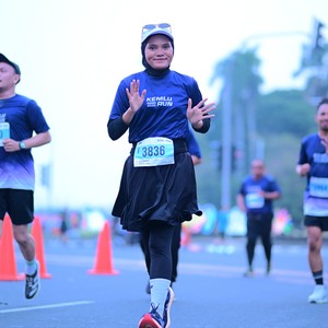 Race photo from KEMLU RUN 2026