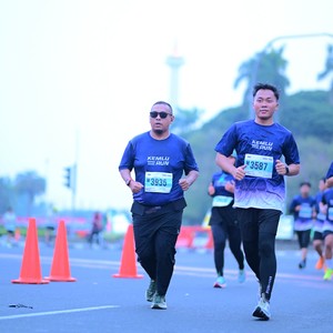 Race photo from KEMLU RUN 2026
