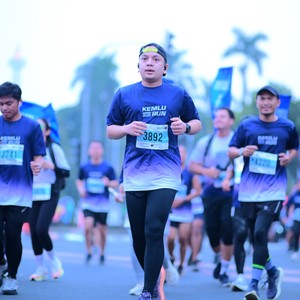 Race photo from KEMLU RUN 2026