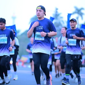 Race photo from KEMLU RUN 2026