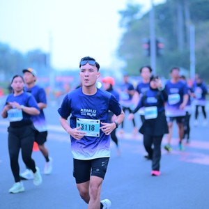 Race photo from KEMLU RUN 2026