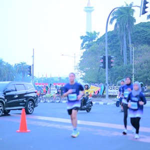 Race photo from KEMLU RUN 2026