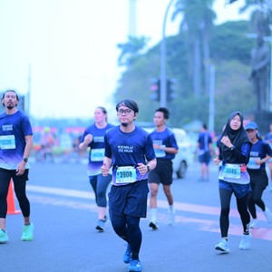 Race photo from KEMLU RUN 2026