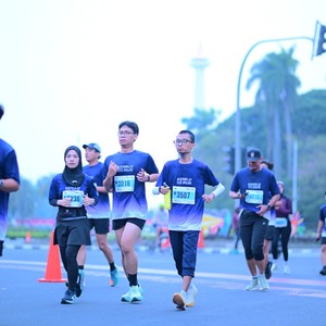 Race photo from KEMLU RUN 2026