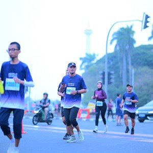 Race photo from KEMLU RUN 2026