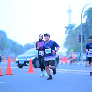 Race photo from KEMLU RUN 2026