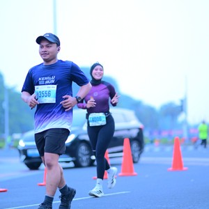 Race photo from KEMLU RUN 2026