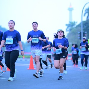 Race photo from KEMLU RUN 2026