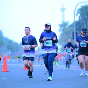 Race photo from KEMLU RUN 2026