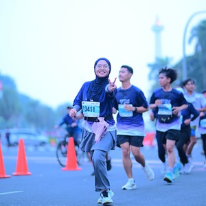 Race photo from KEMLU RUN 2026