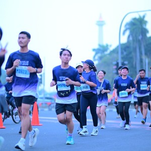 Race photo from KEMLU RUN 2026