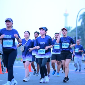 Race photo from KEMLU RUN 2026