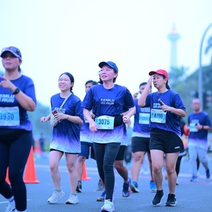 Race photo from KEMLU RUN 2026