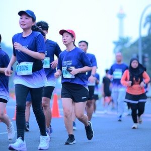 Race photo from KEMLU RUN 2026