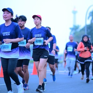 Race photo from KEMLU RUN 2026