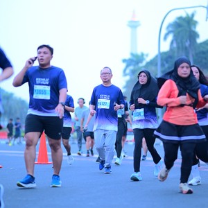 Race photo from KEMLU RUN 2026