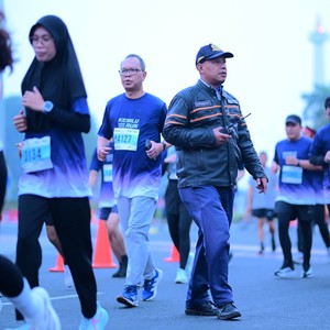 Race photo from KEMLU RUN 2026