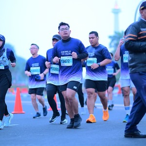 Race photo from KEMLU RUN 2026