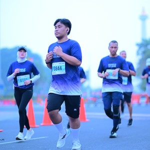 Race photo from KEMLU RUN 2026