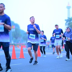 Race photo from KEMLU RUN 2026