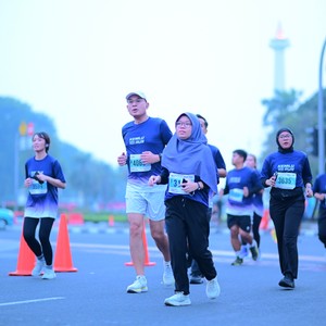 Race photo from KEMLU RUN 2026