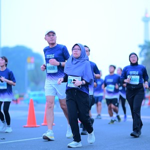 Race photo from KEMLU RUN 2026