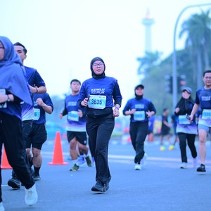 Race photo from KEMLU RUN 2026