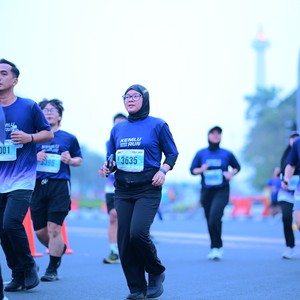 Race photo from KEMLU RUN 2026