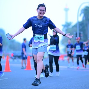 Race photo from KEMLU RUN 2026