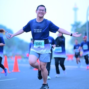 Race photo from KEMLU RUN 2026