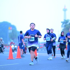 Race photo from KEMLU RUN 2026
