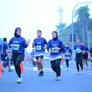 Race photo from KEMLU RUN 2026
