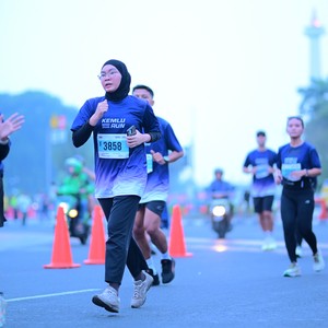Race photo from KEMLU RUN 2026