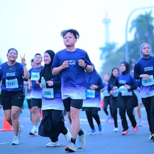 Race photo from KEMLU RUN 2026
