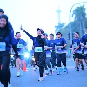 Race photo from KEMLU RUN 2026