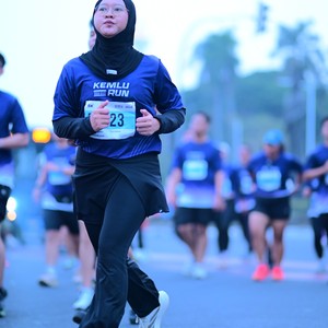 Race photo from KEMLU RUN 2026