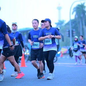 Race photo from KEMLU RUN 2026