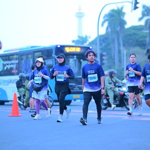 Race photo from KEMLU RUN 2026