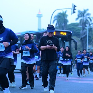 Race photo from KEMLU RUN 2026