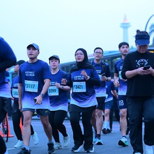 Race photo from KEMLU RUN 2026
