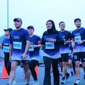 Race photo from KEMLU RUN 2026
