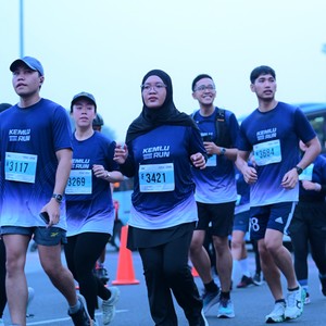 Race photo from KEMLU RUN 2026