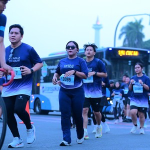 Race photo from KEMLU RUN 2026